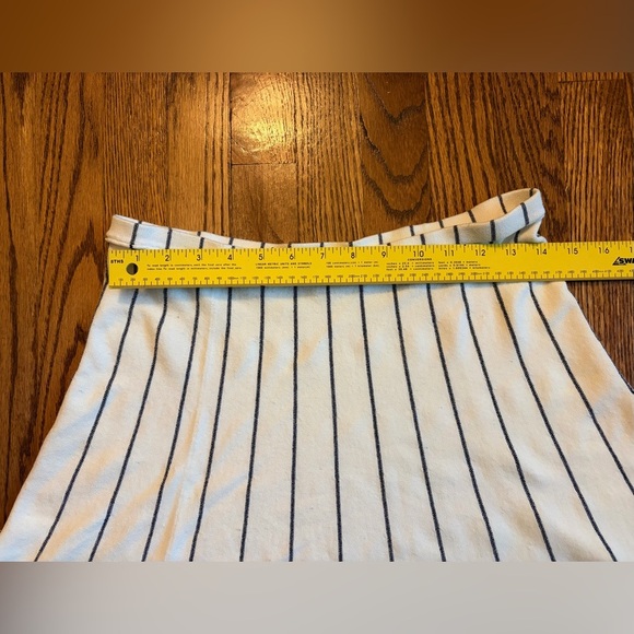 Theory Lotamee P Prosecco Black & White Striped A-Line Skirt Size: Large - Picture 10 of 10